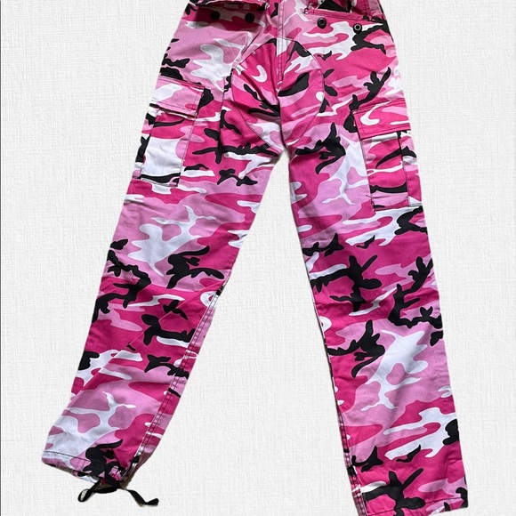 Zumiez Camo Pants - Pink - Picture 4 of 5